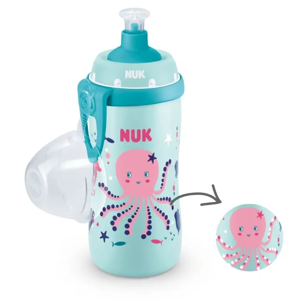 NUK Поильник 300 мл Junior с 18 мес насадка push-pull